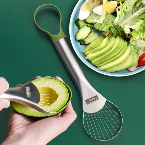 CHOHEY multifunction fruit tool works on kiwi, mango, dragon fruit, and more.