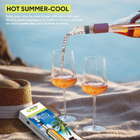 Chohey wine chiller stick compact storage for easy keeping