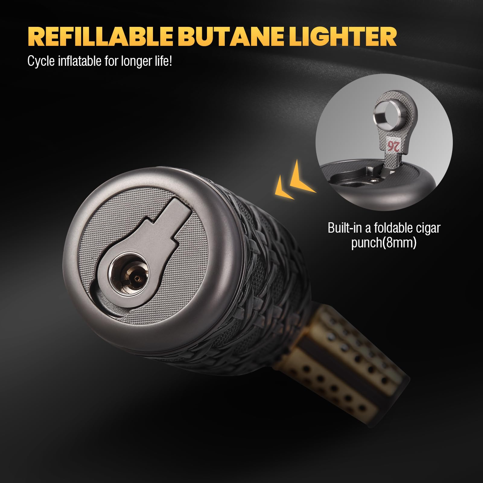 Choicedc windproof lighter designed for outdoor use