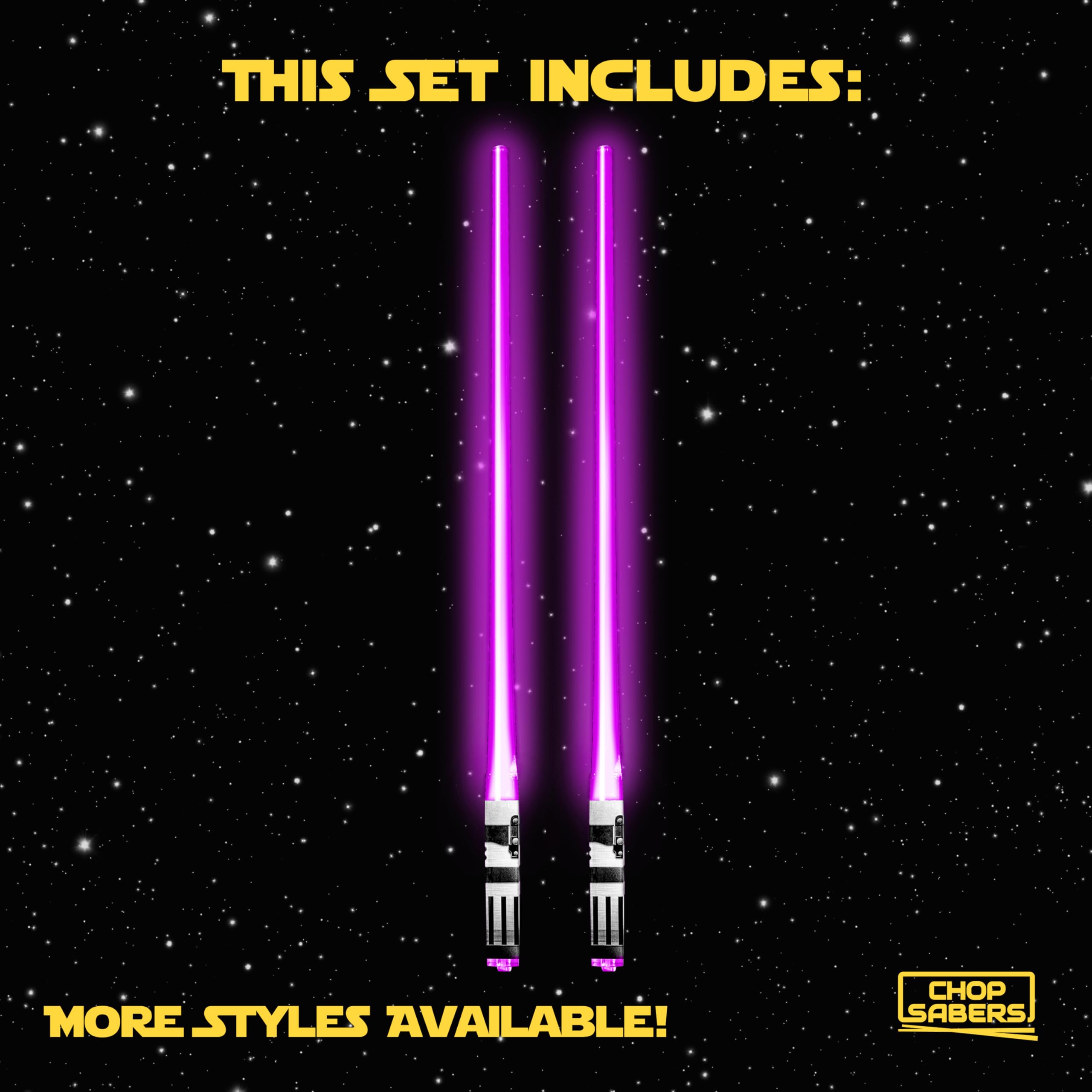 Chop Sabers purple finish enhances fun at the table