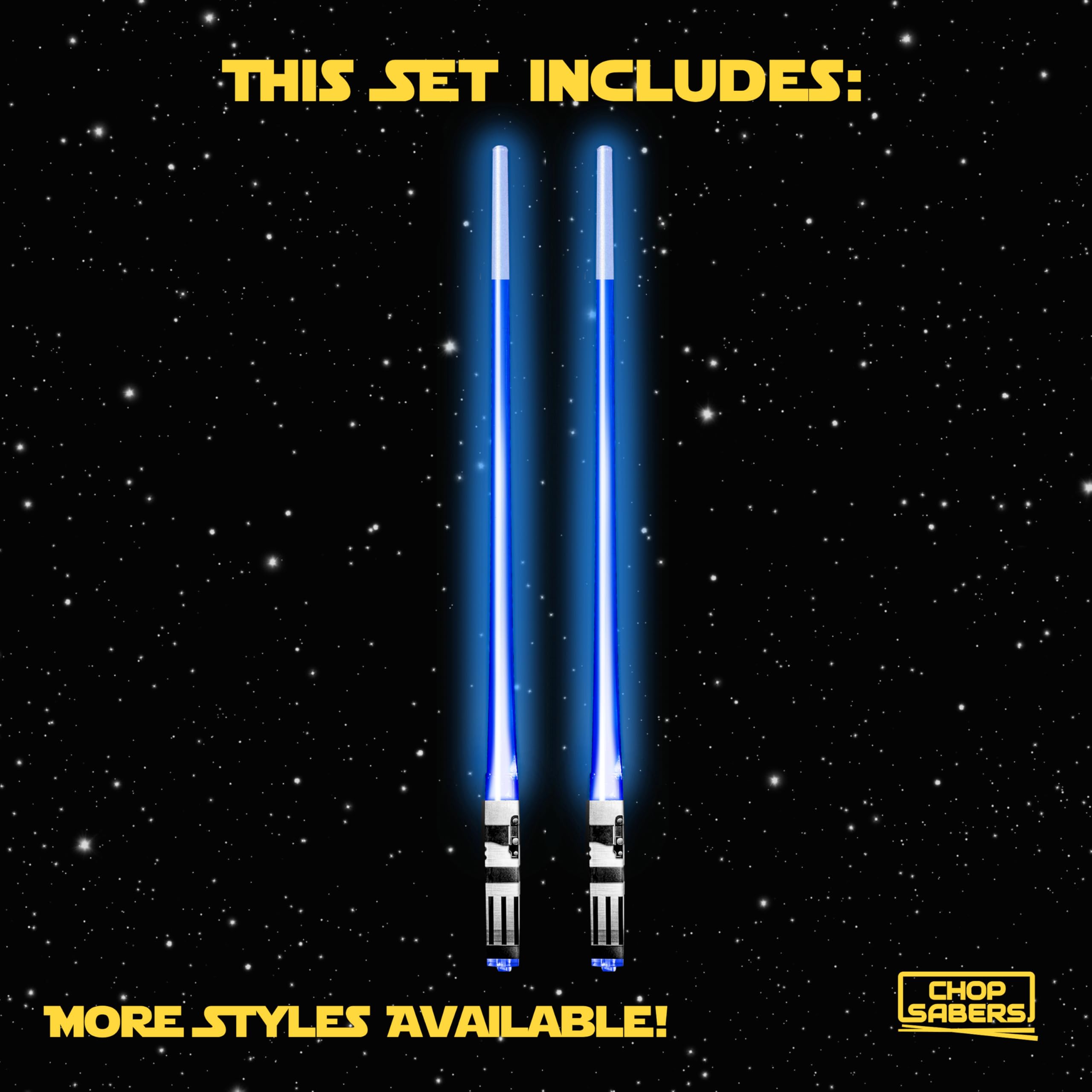 ChopSabers on-off button controls the glow for easy use.