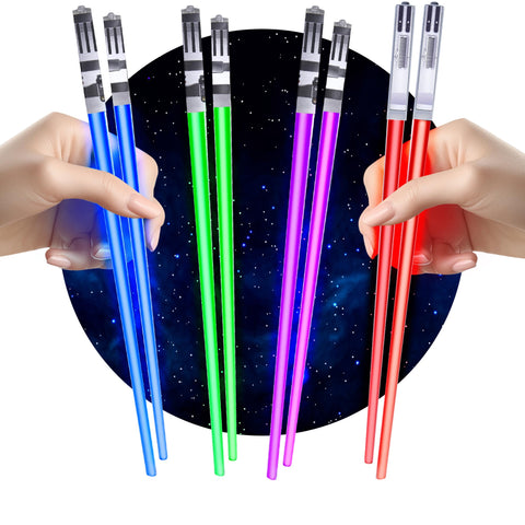 ChopSabers red light-up chopsticks for dramatic sushi nights.