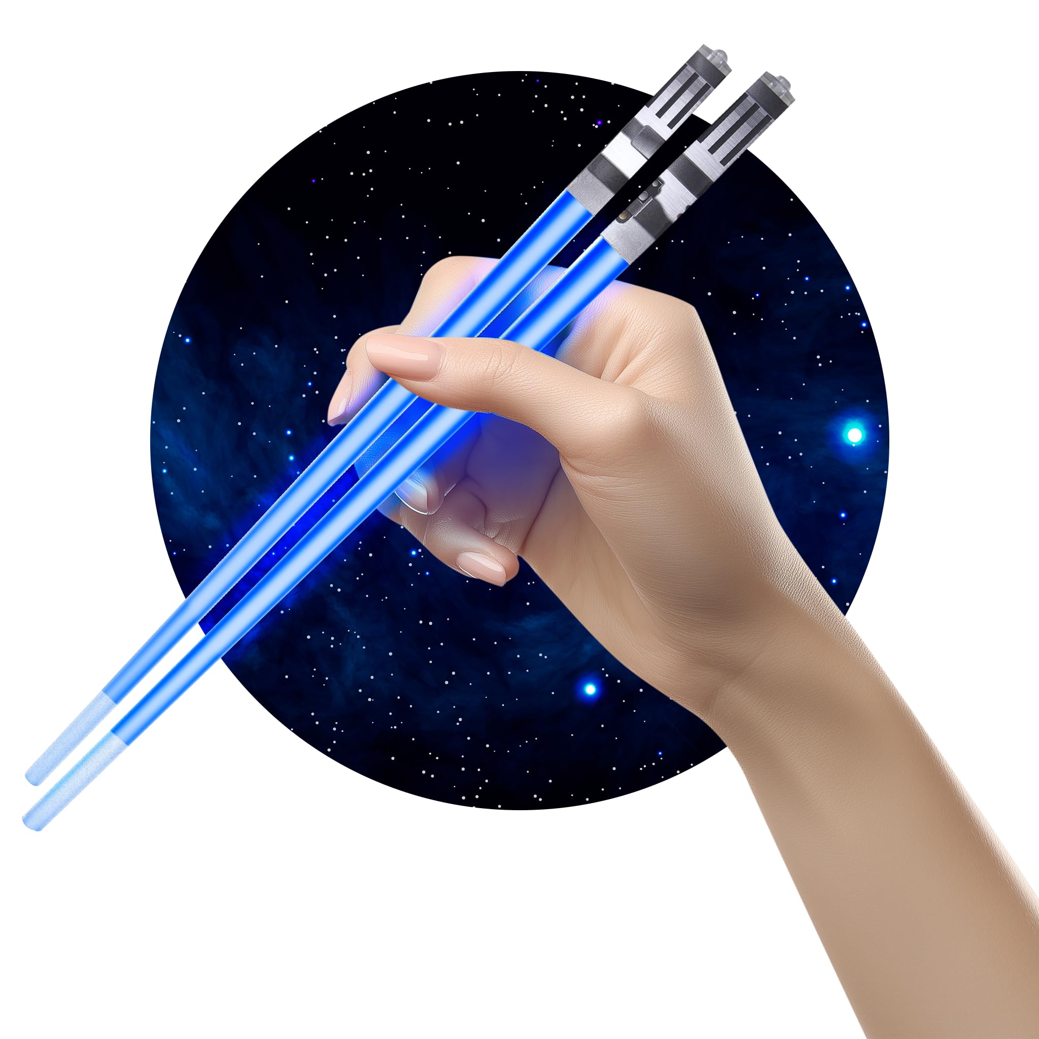 ChopSabers lightsaber chopsticks glow for magical dinner moments.