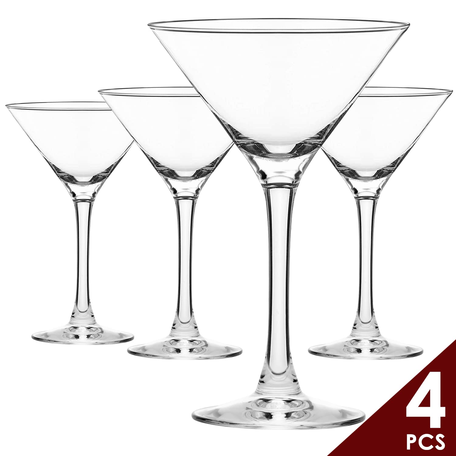 Chouggo lead-free ultra clear crystal stemware four-piece set