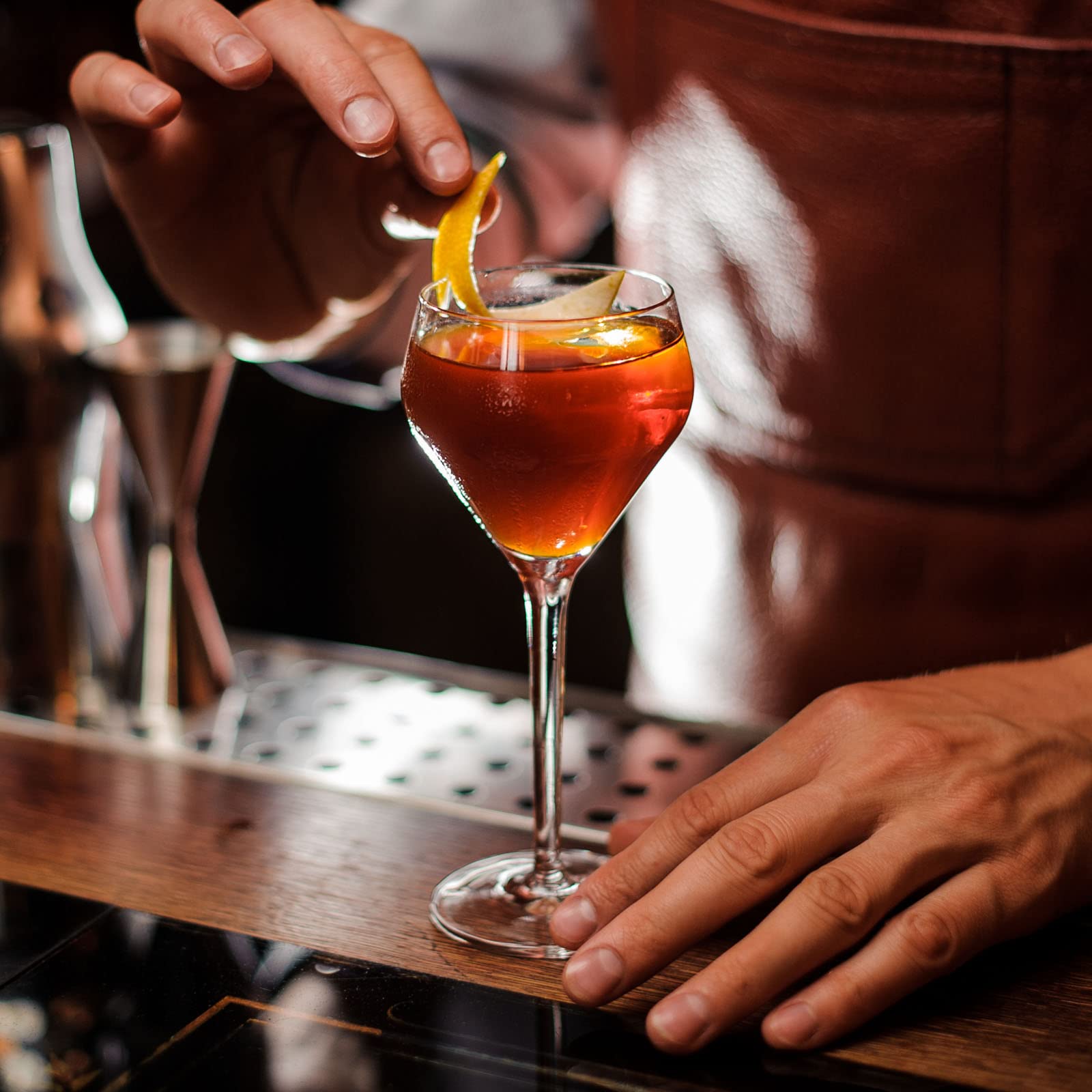 Chouggo crystal bar glass with thin rim enhances sip and toast experiences.