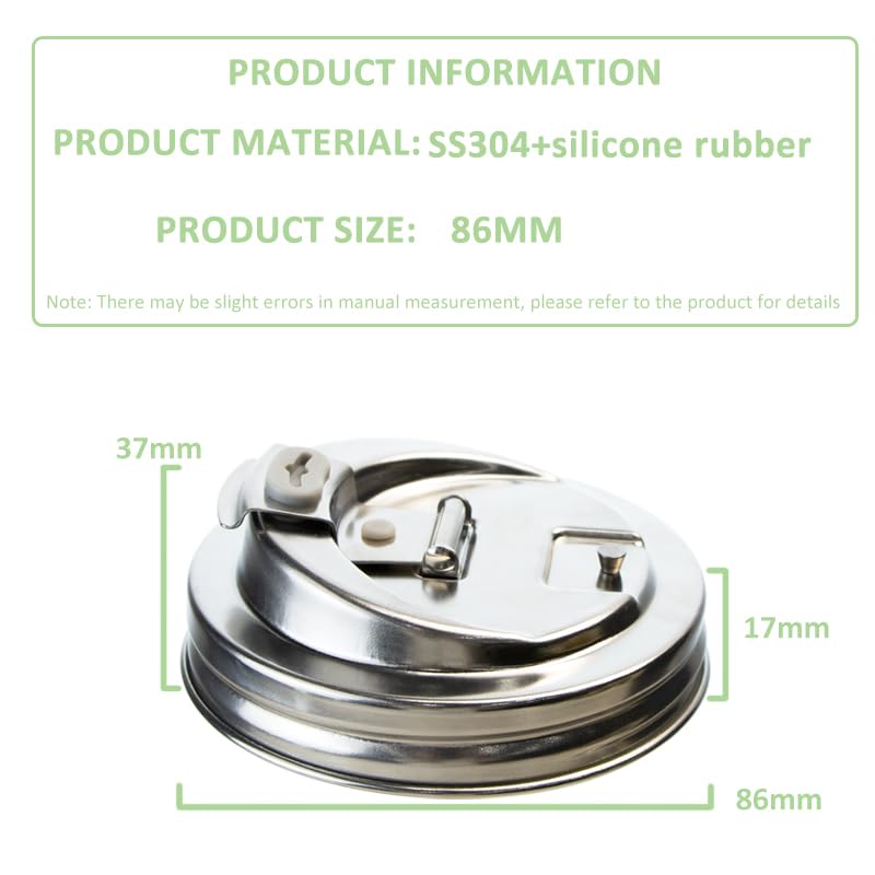 CHOULULUED mason jar sip lid with pour spout for easy controlled pouring