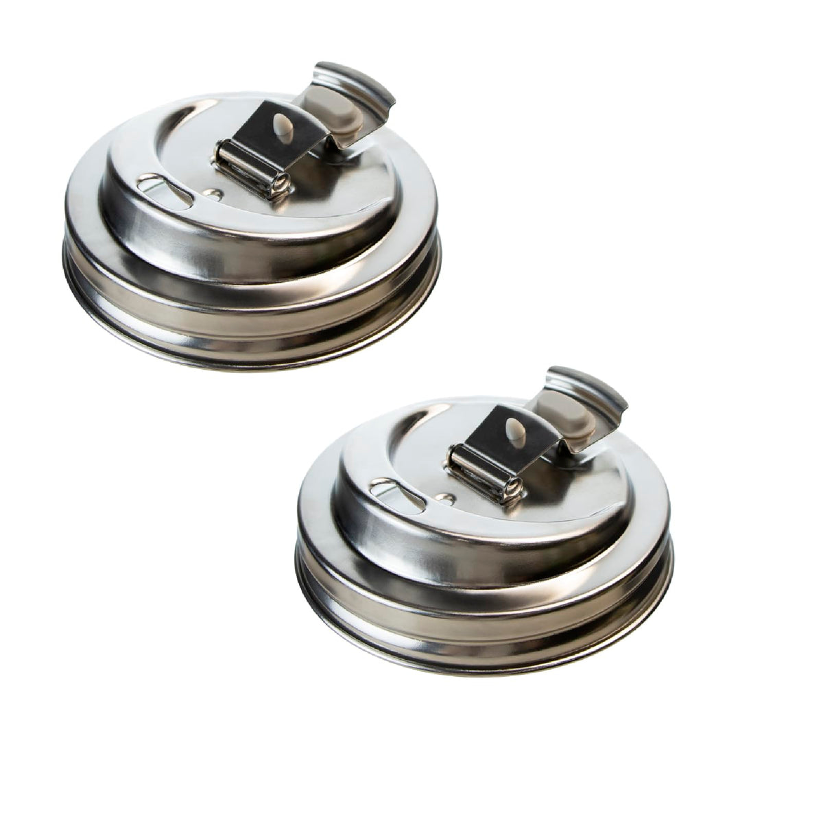 CHOULULUED stainless steel wide-mouth lid on a mason jar for secure, fresh storage