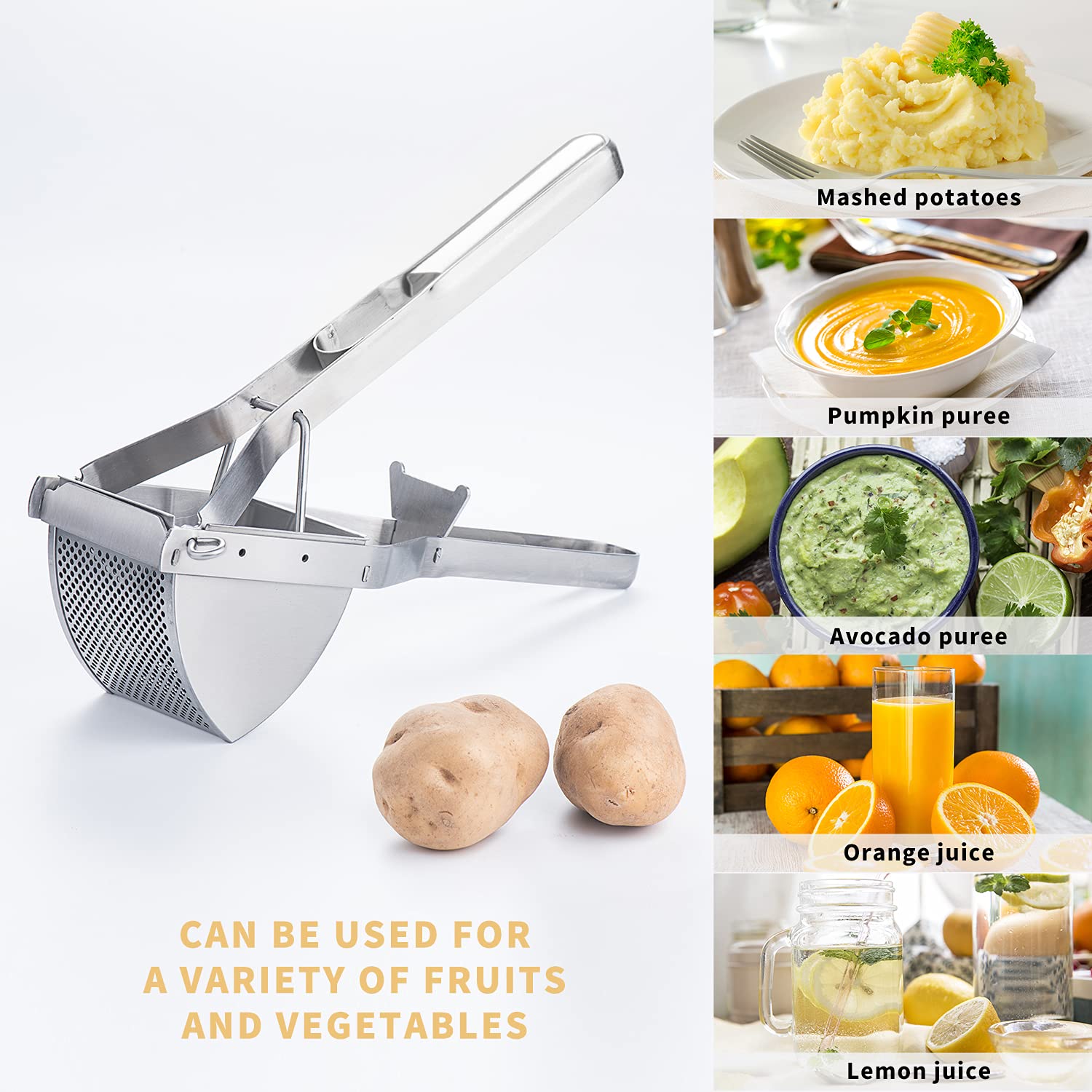Choxila baby food masher ideal for vegetable purees