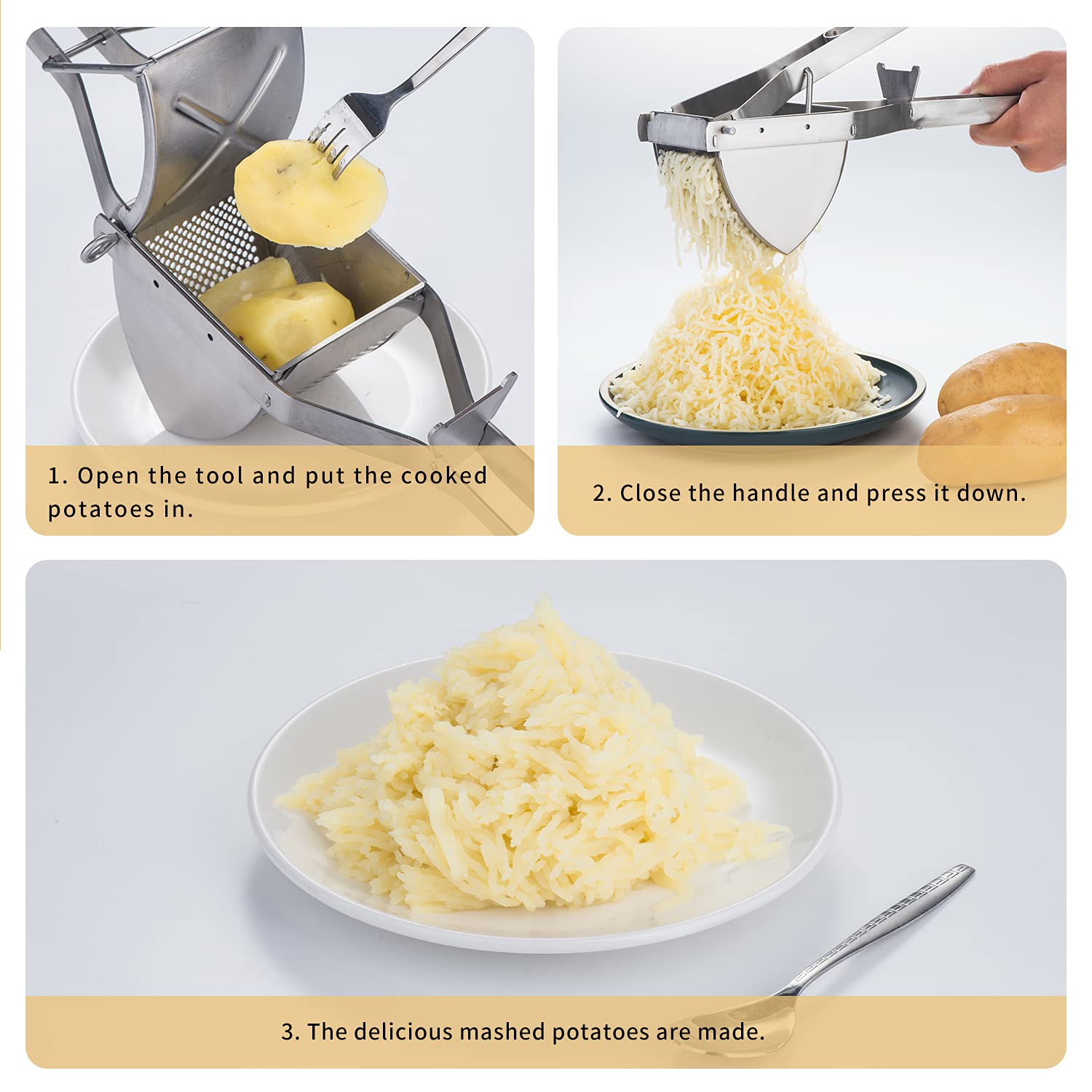 Choxila fruit-juice maker option with masher for fresh puree
