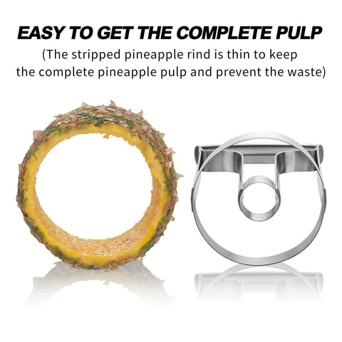 Choxila pineapple peeler easy-clean shows dishwasher-safe cleanup after fruit prep.