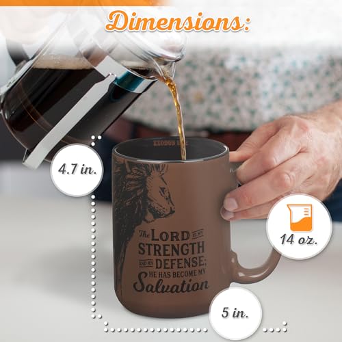 Christian Art Gifts 14 oz scripture mug ideal for coffee or tea