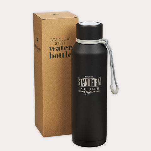 Christian Art Gifts 24-ounce bottle offers long insulation for hot or cold drinks.