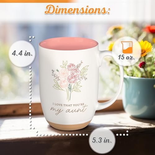 Christian Art Gifts mug back shows Proverbs 31:25 for thoughtful encouragement while sipping.