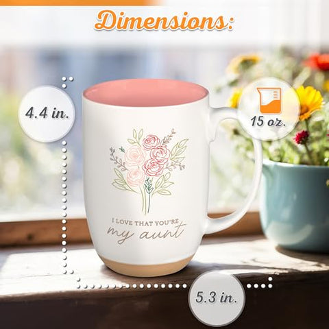 Christian Art Gifts mug back shows Proverbs 31:25 for thoughtful encouragement while sipping.