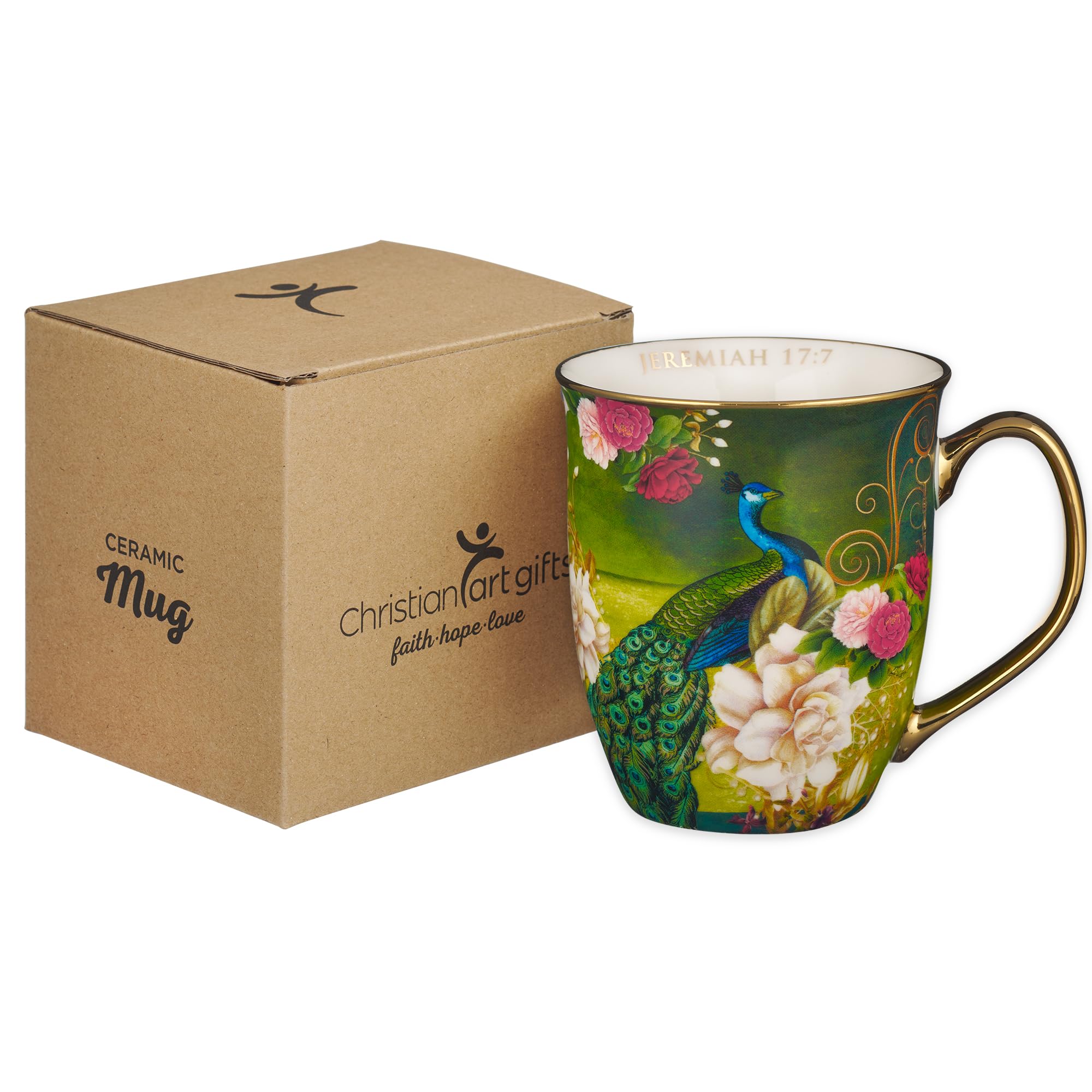 Christian Art Gifts mug packaged in a matching gift box for gifting