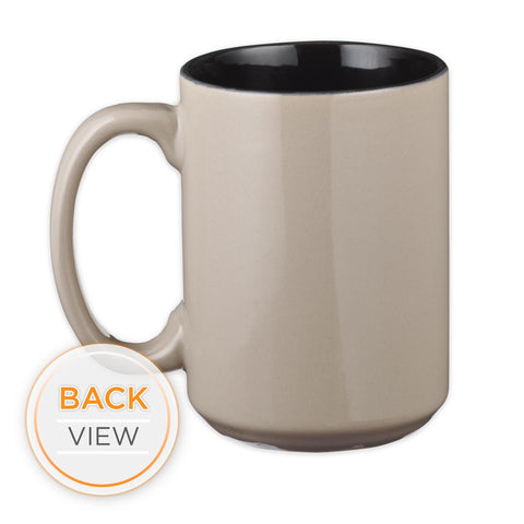 Christian Art Gifts Man's Heart mug microwave/dishwasher safe label