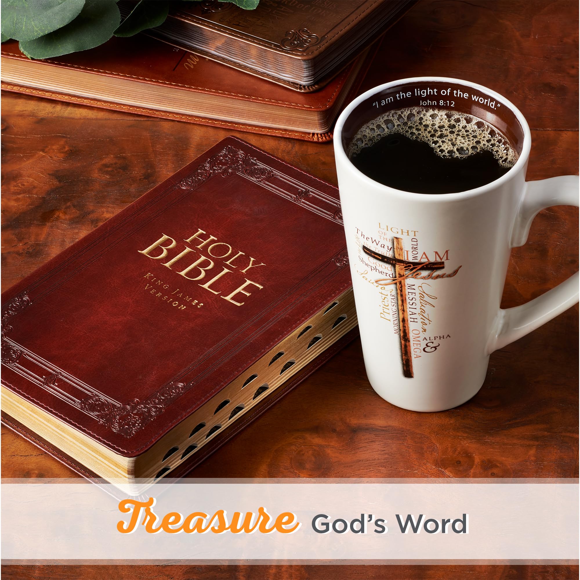 Christian Art Gifts microwave and dishwasher-safe mug for easy daily use.