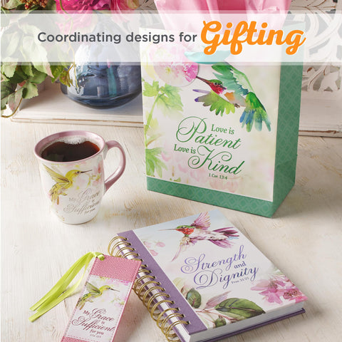 Christian Art Gifts Watercolor flowers wrap mug highlights carefree style for gifts