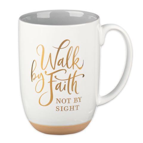 Christian Art Gifts white 15 oz mug with durable ceramic exterior for daily coffee