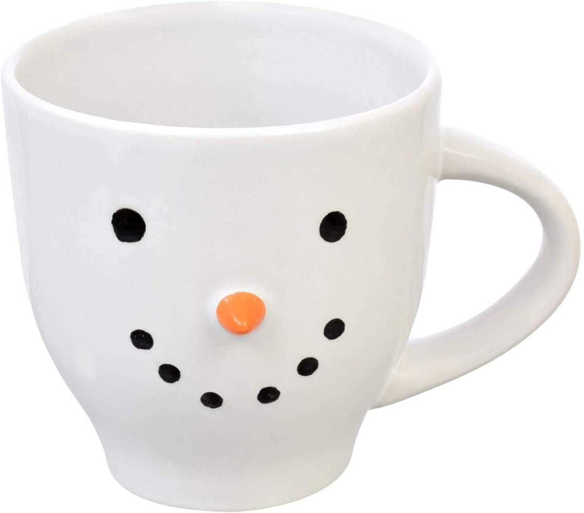 Christmas House Snowman Mug 20oz front view for cozy hot chocolate moments