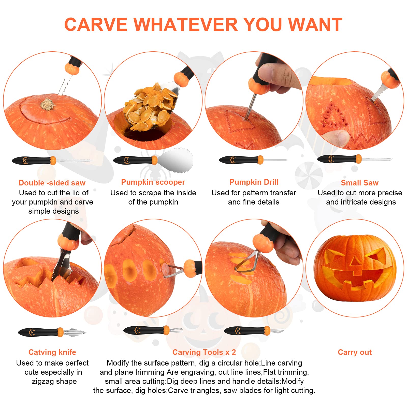 CHRYZTAL etching tool for fine texture on pumpkins