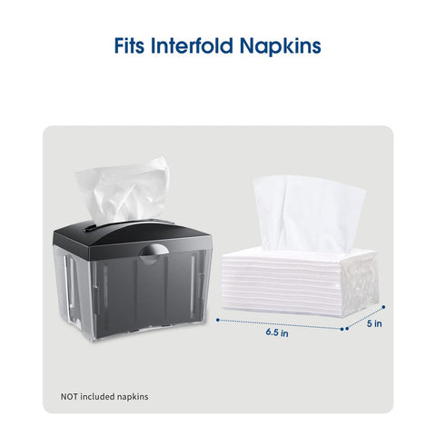 CHUANGDIAN Napkin Dispenser Wide Slots offer easy pull for customers.