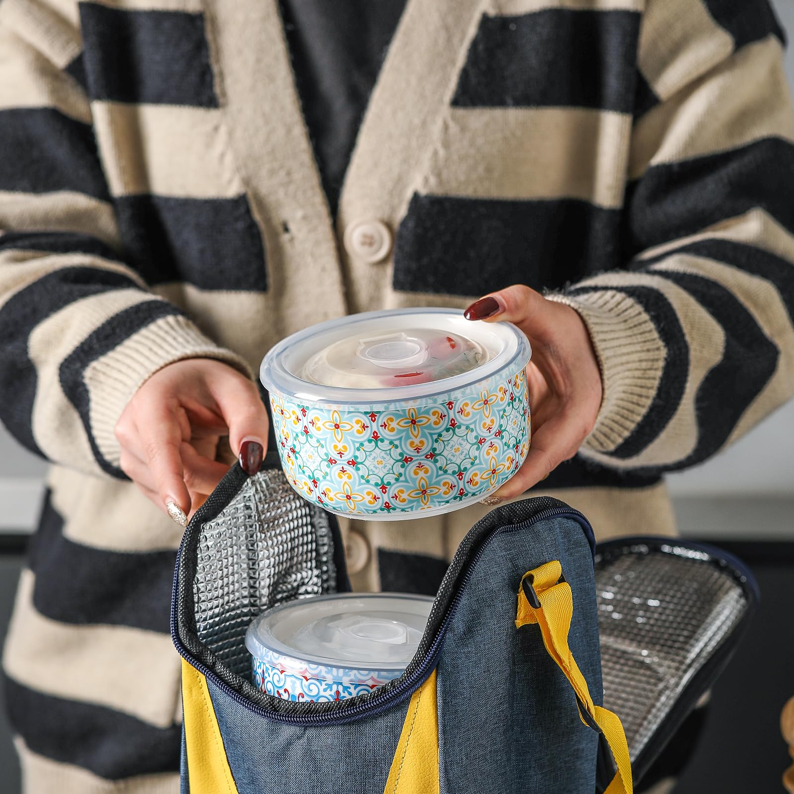 Chubacoo durable porcelain withstands hot and cold foods
