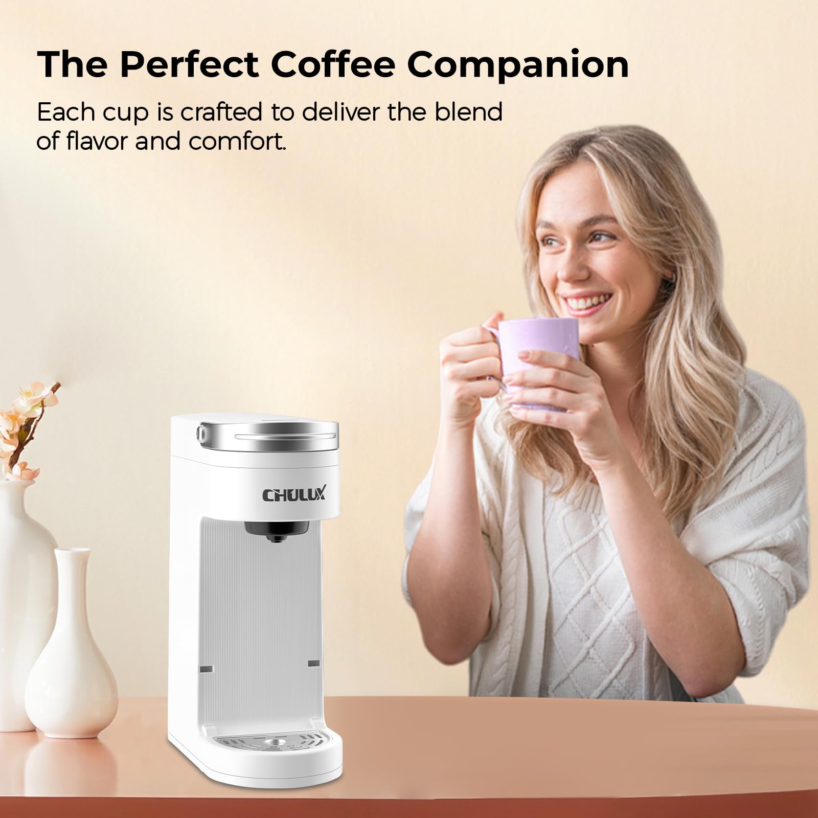 CHULUX 4-hole needle enhances flavor extraction and aroma.