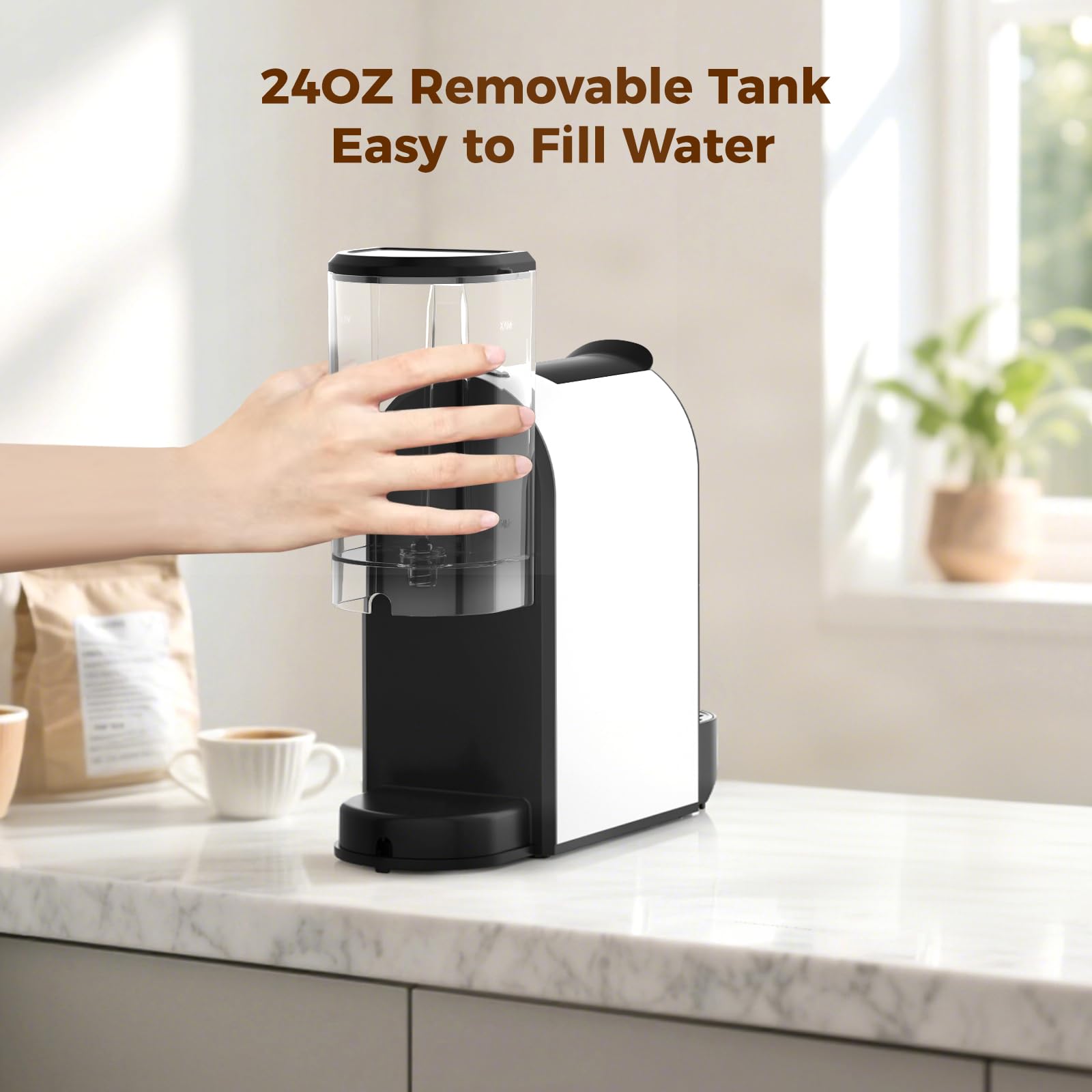 CHULUX 16-capsule drawer keeps used pods neatly stored.