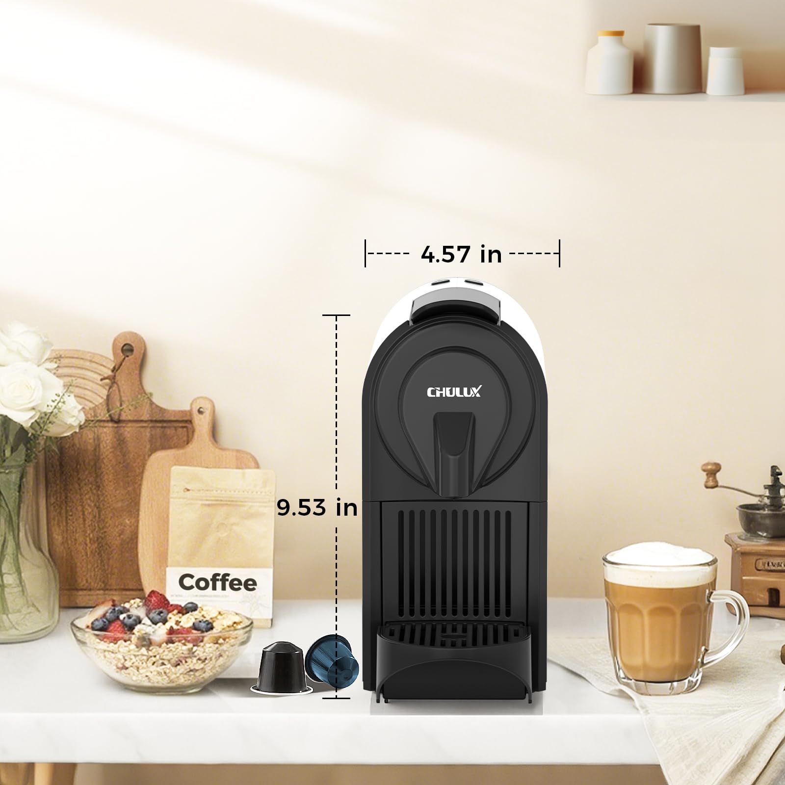 CHULUX 24 oz removable tank supports multiple cups.