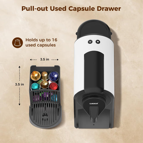 CHULUX Compact 4.6-inch footprint fits tight counters.