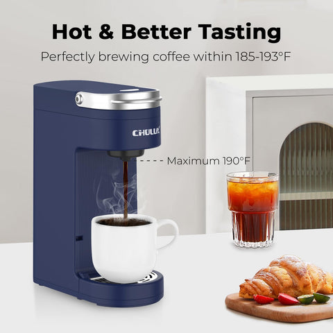 CHULUX Slim rapid brewing 190F in 2 minutes for quick mornings.