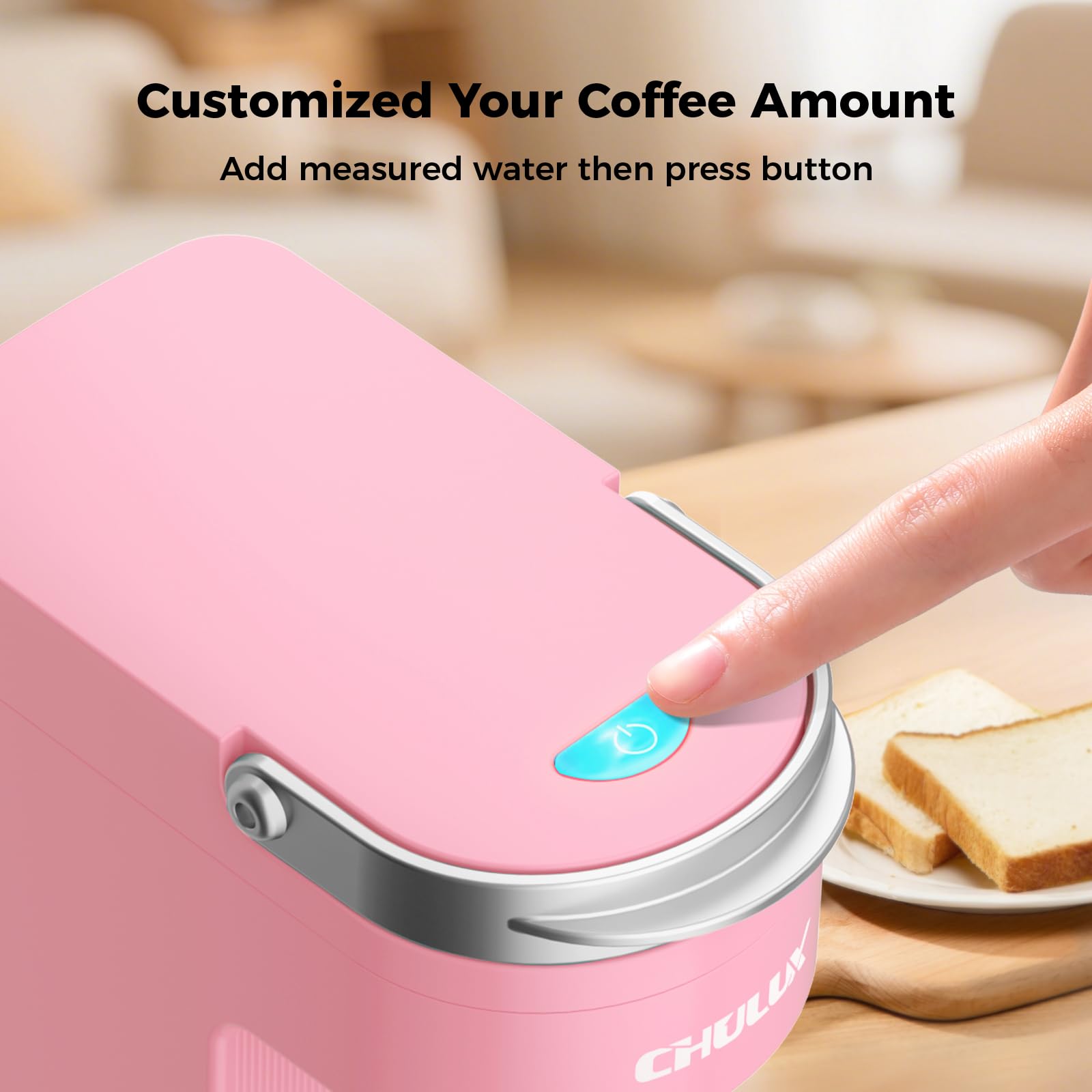 CHULUX Slim Brewer with 4-hole needle design for richer aroma extraction.