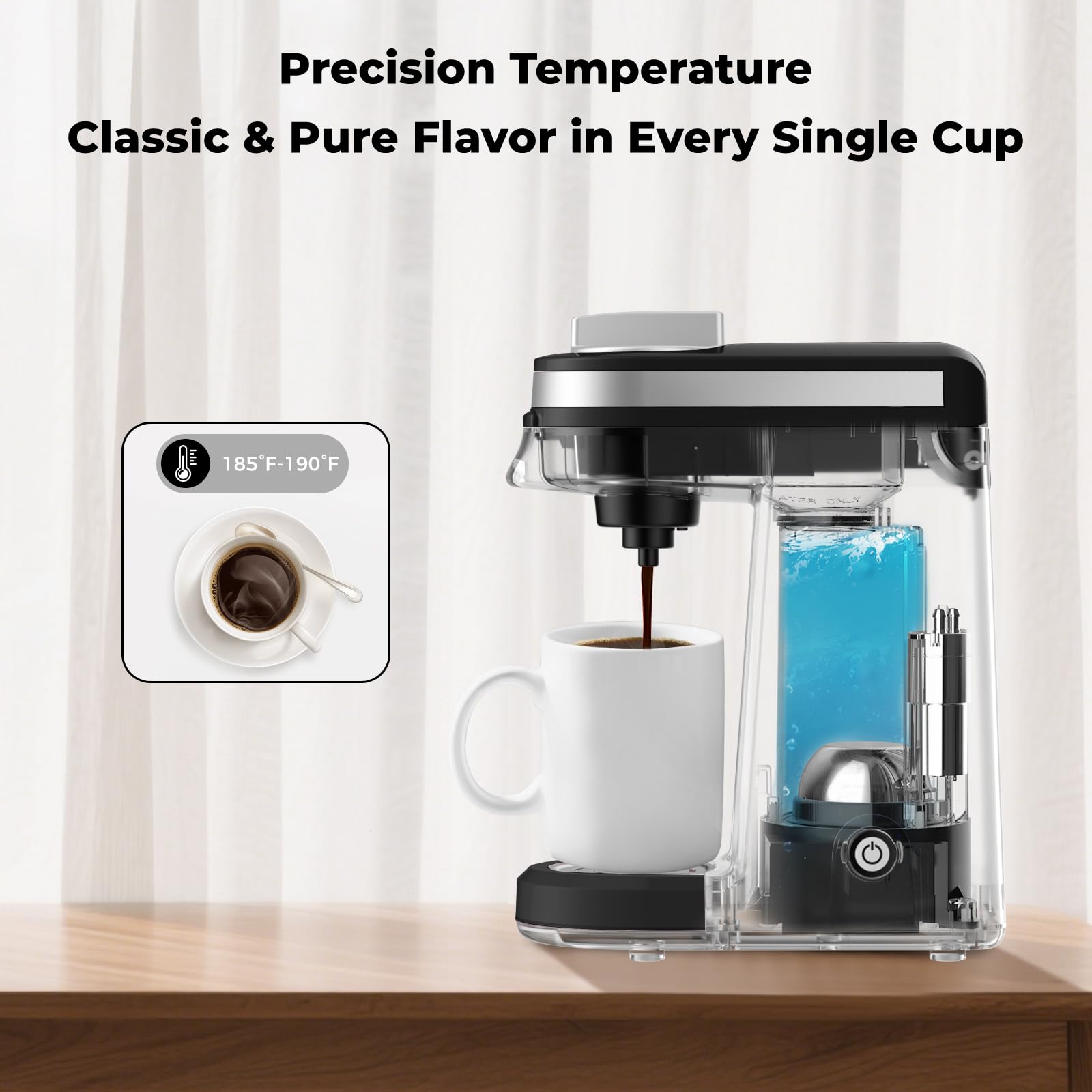 CHULUX fits travel mugs up to 5.7 inches tall