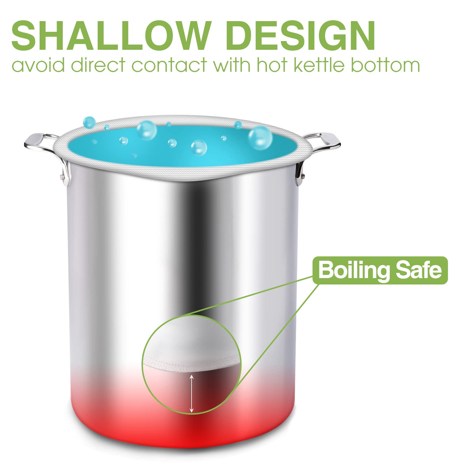 Chumia brew bags large kettle compatibility up to 17 inches