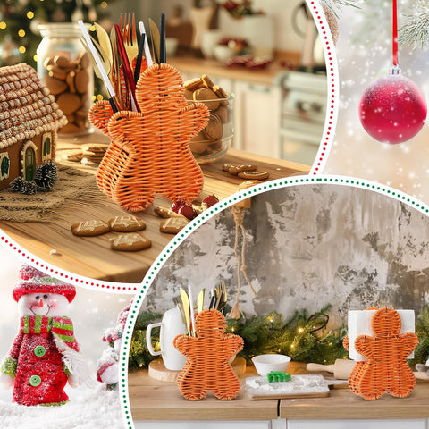 Chunful gingerbread dinner party decor adds warmth to holidays.