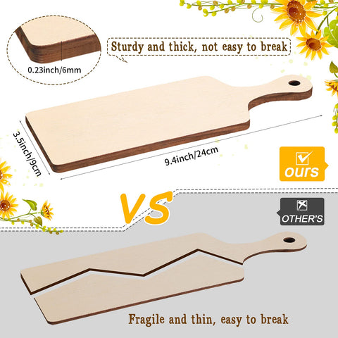 Chunful mini charcuterie boards in paddle shape perfect for snacks