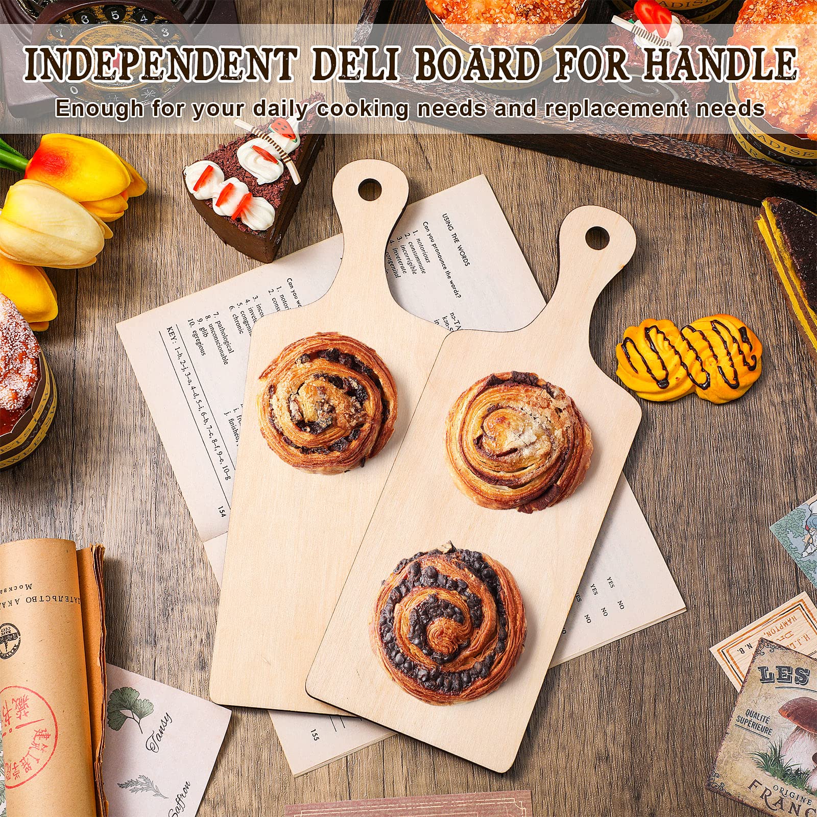 Chunful thick wooden paddle board 0.24-inch for durable use