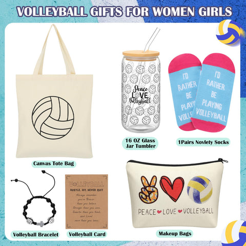 Chunful volleyball makeup bag keeps practice essentials organized.