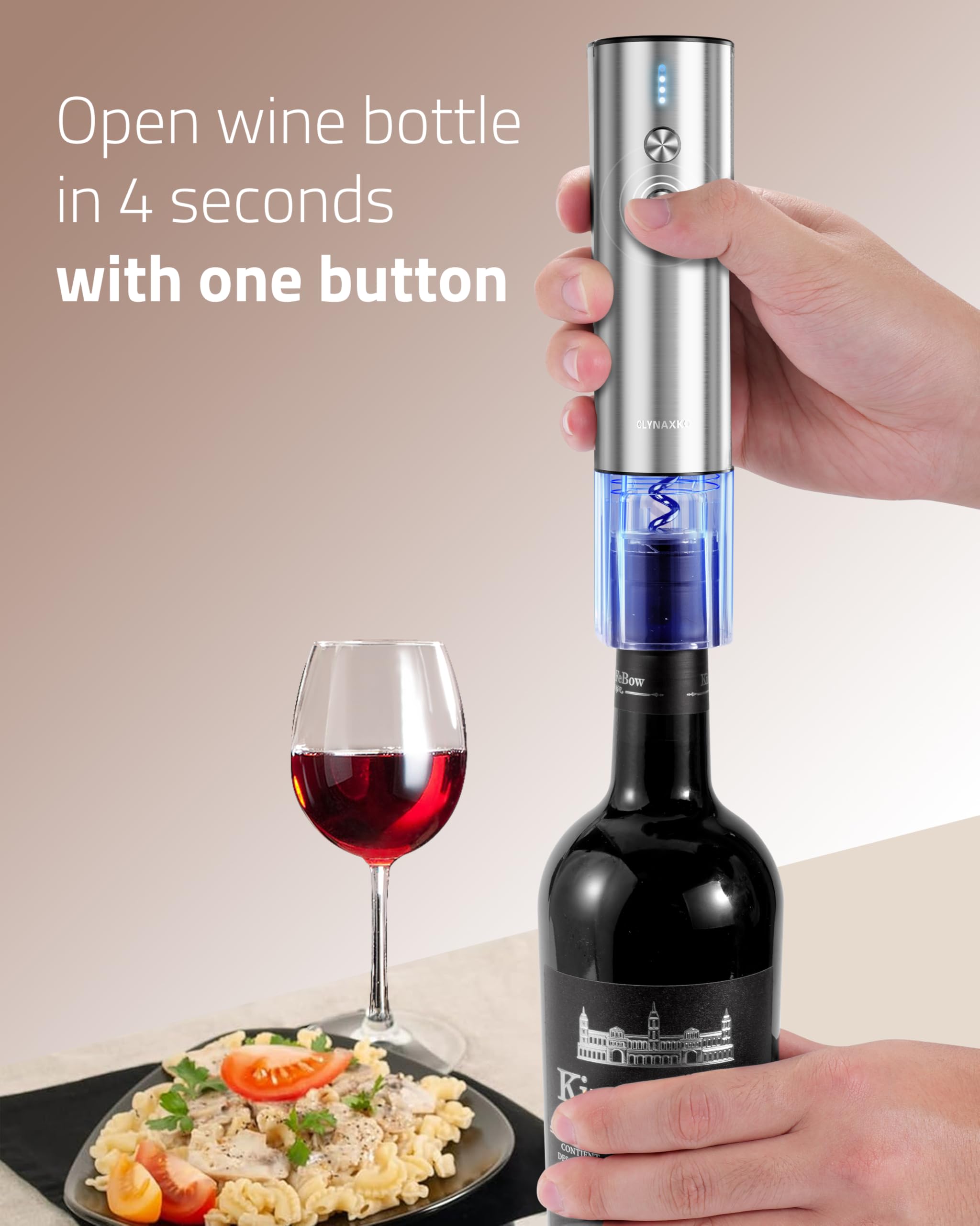 Chunyee electric wine opener set in premium gift box ready for gifting.