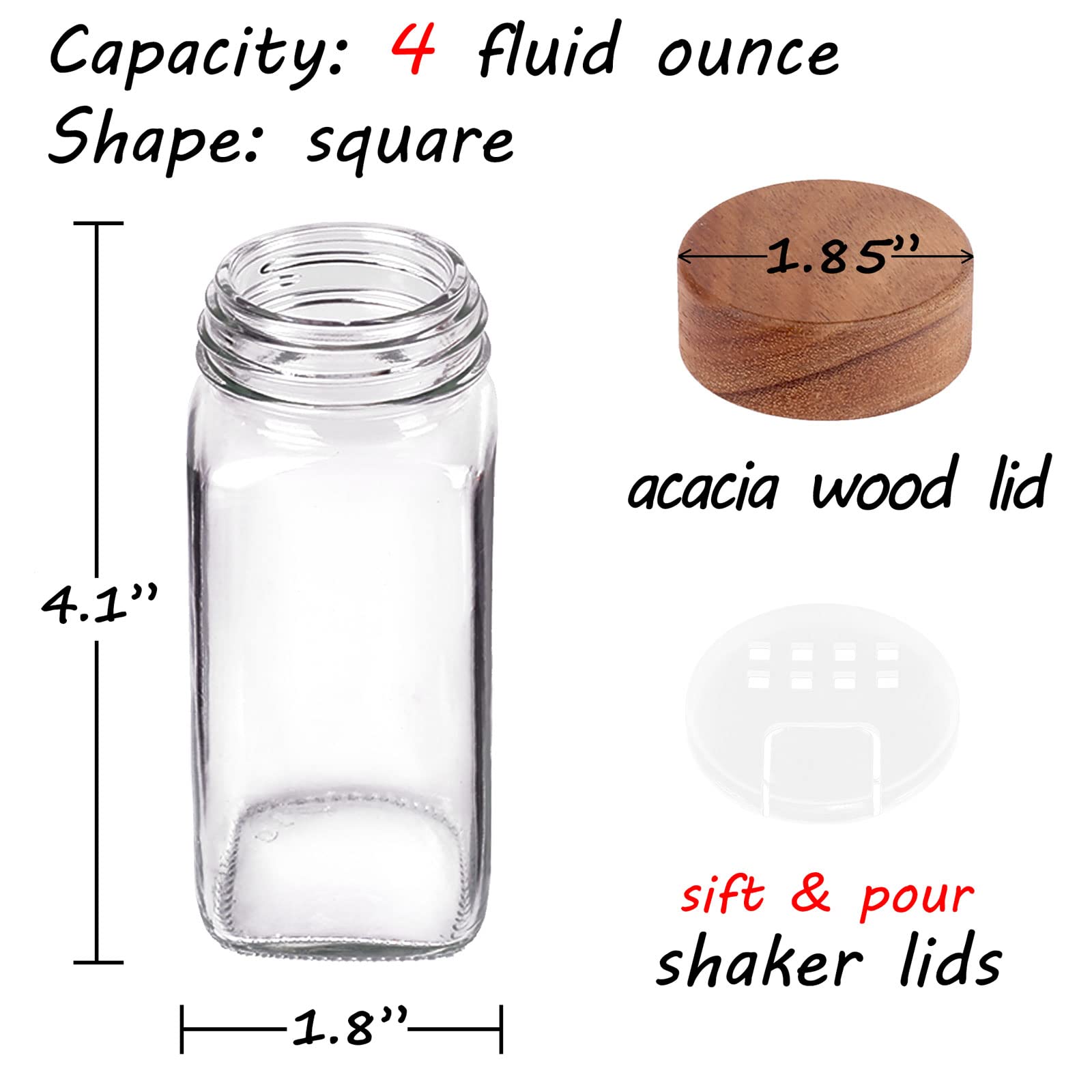 Churboro 547 labels with three styles for easy spice labeling.