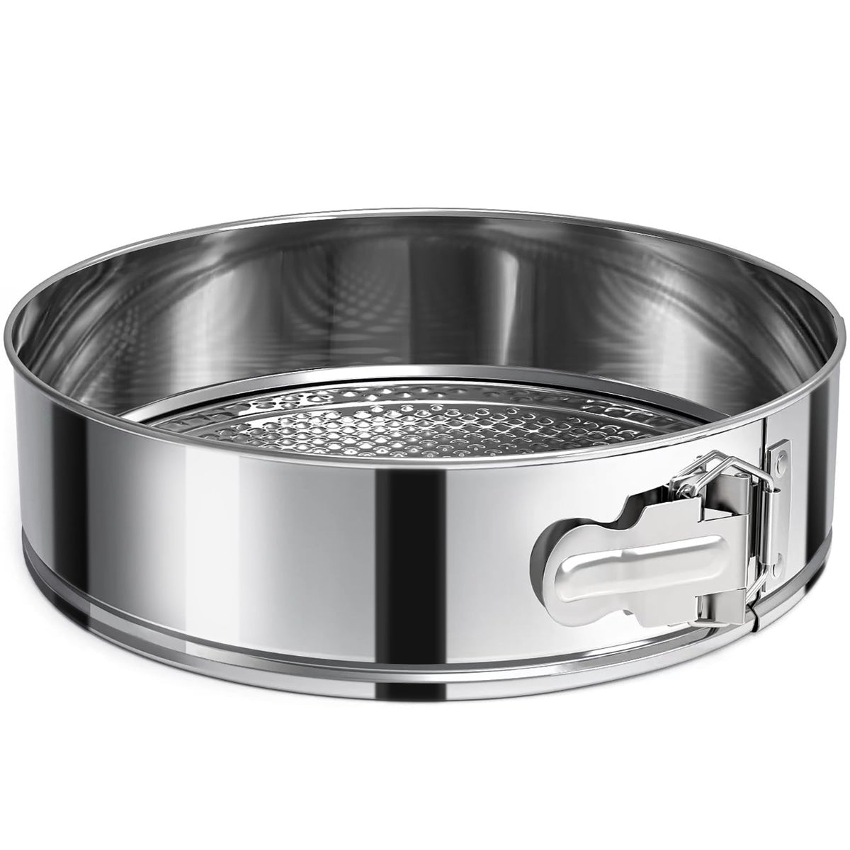 CHUZHOMU 9-inch springform pan buckle for easy cake release and stable bake.
