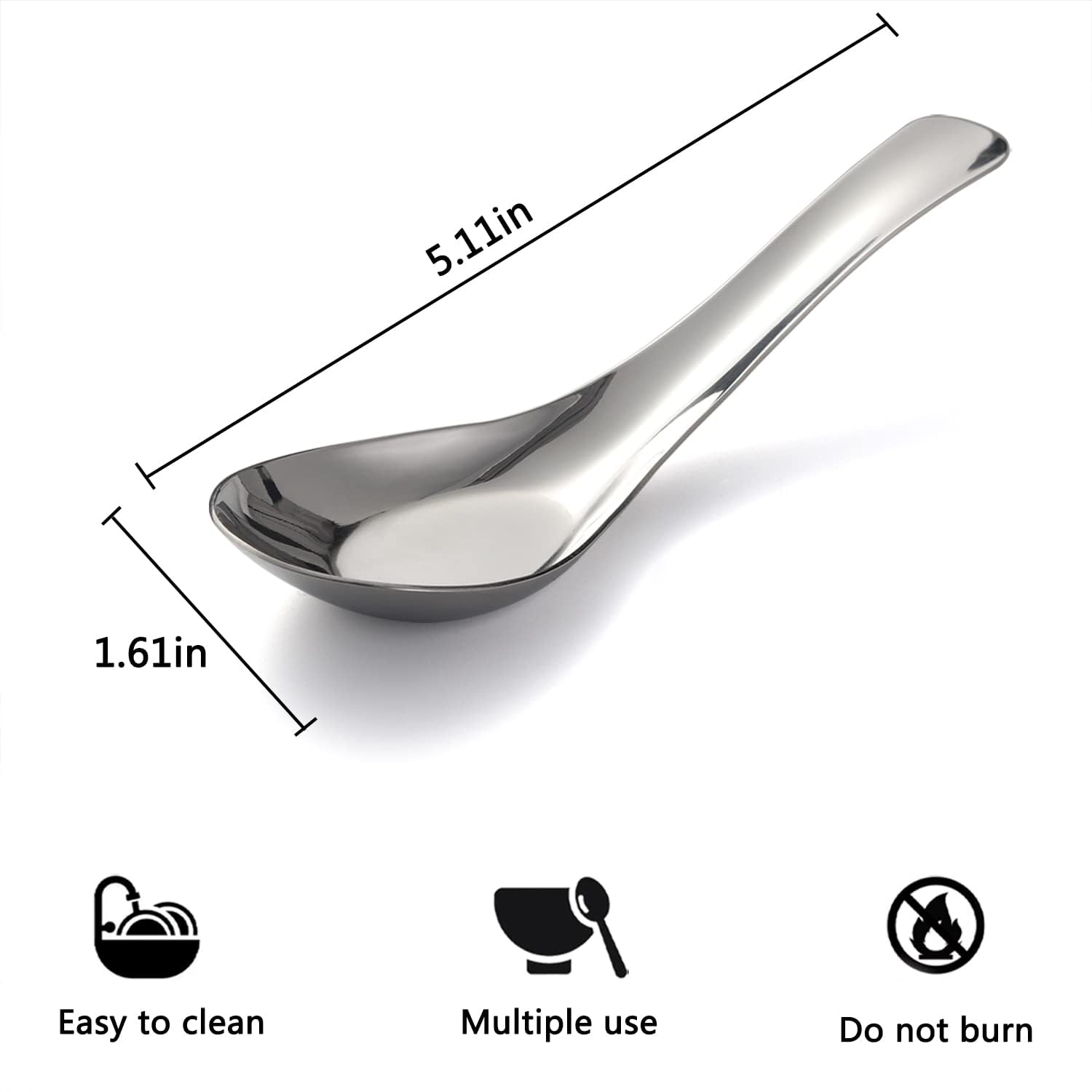 CHWAIKA spoons are dishwasher safe for easy cleanup