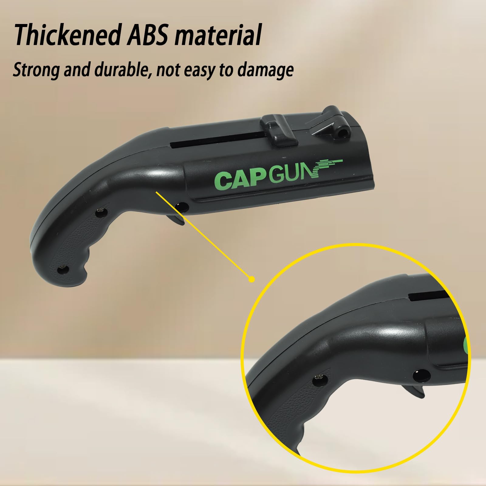 Chynexus cap-launcher showcasing durable ABS body and magnetic cap catcher.