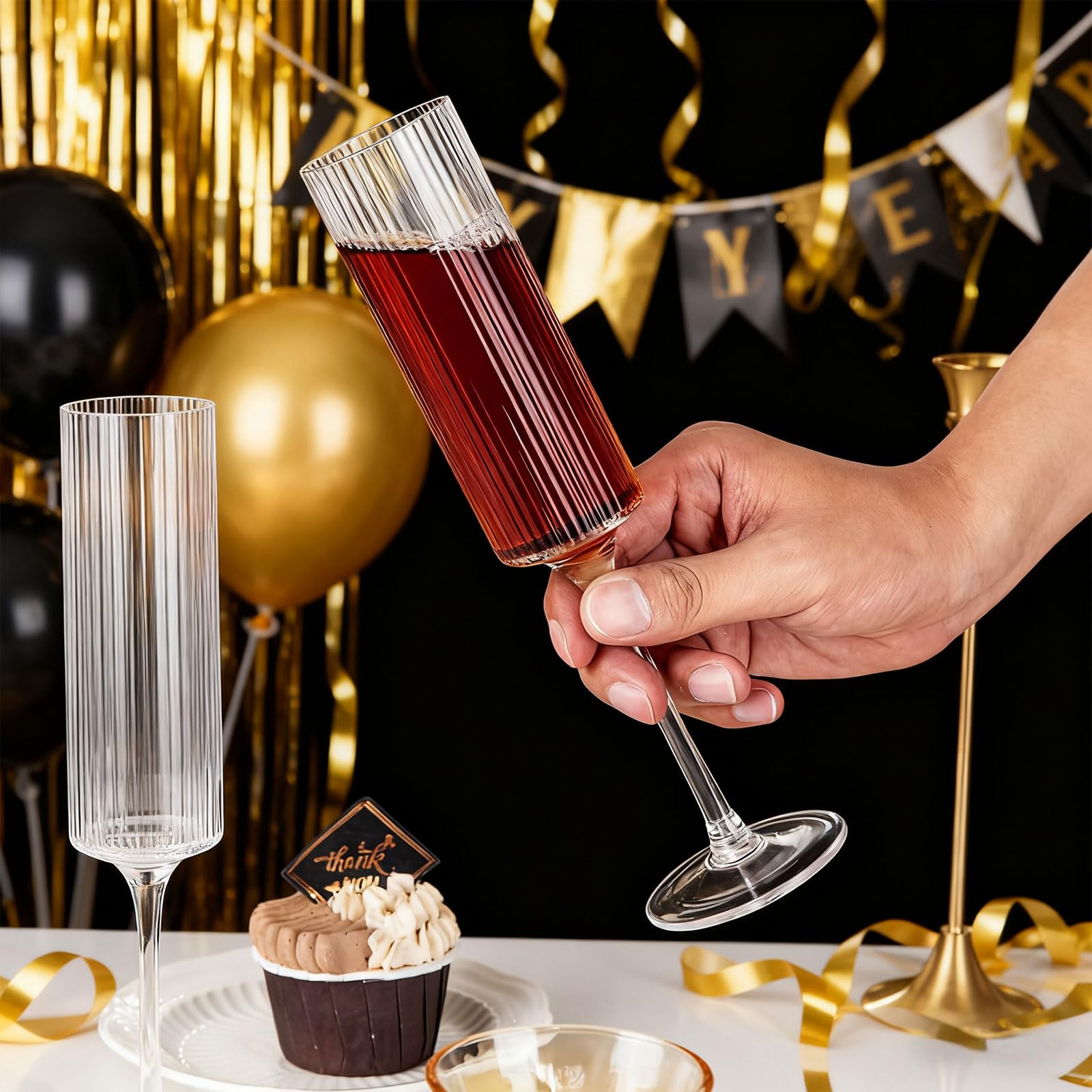 Ciaell vintage champagne glass gifts offer a unique celebratory present