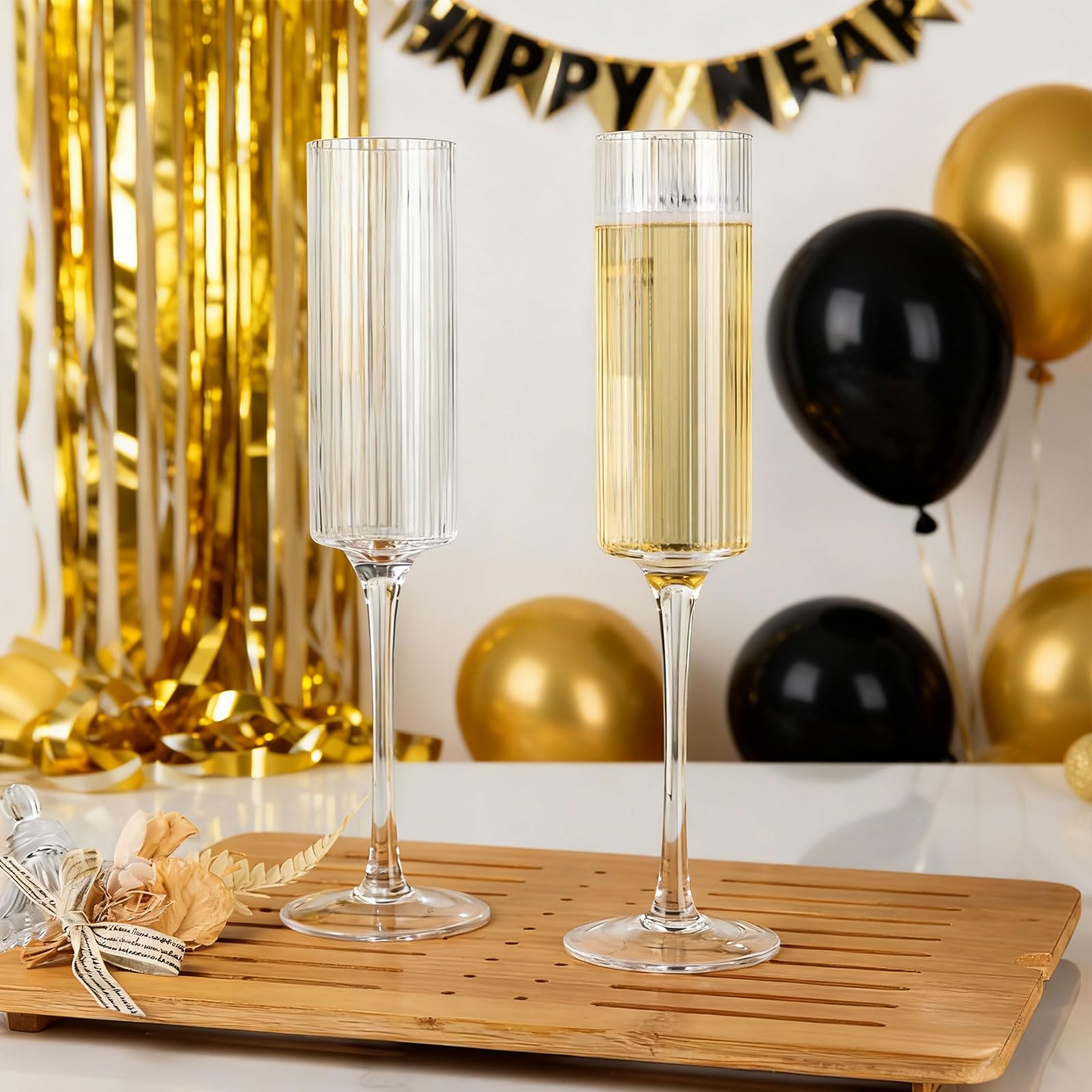 Ciaell flutes suited for weddings and anniversaries with refined silhouette