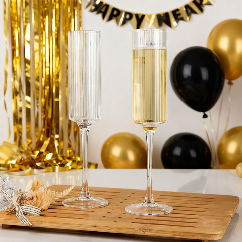 Ciaell flutes suited for weddings and anniversaries with refined silhouette