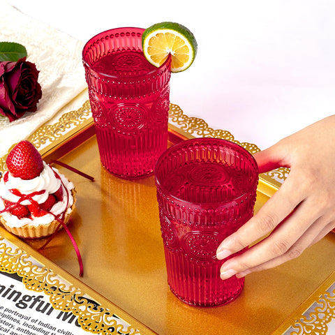Ciaell dishwasher-safe plastic glasses simplify cleanup after parties.