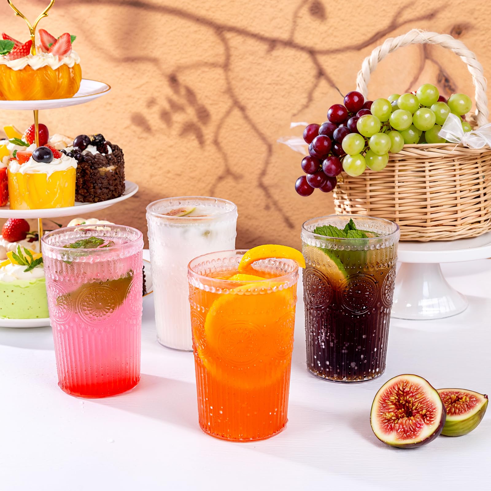 Safe plastic designed for hot or cold beverages at home.