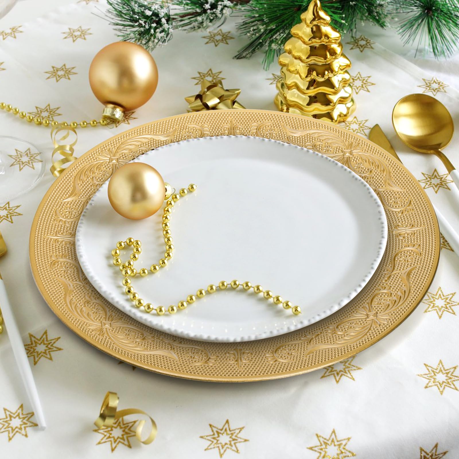 Cididu wedding party decor-ready charger enhances special occasions.